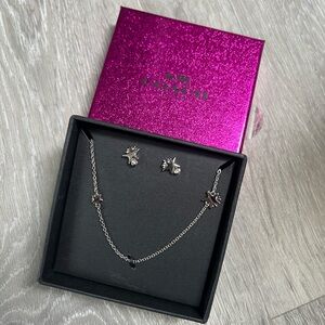 Coach brand new star 🌟 necklace and earrings set